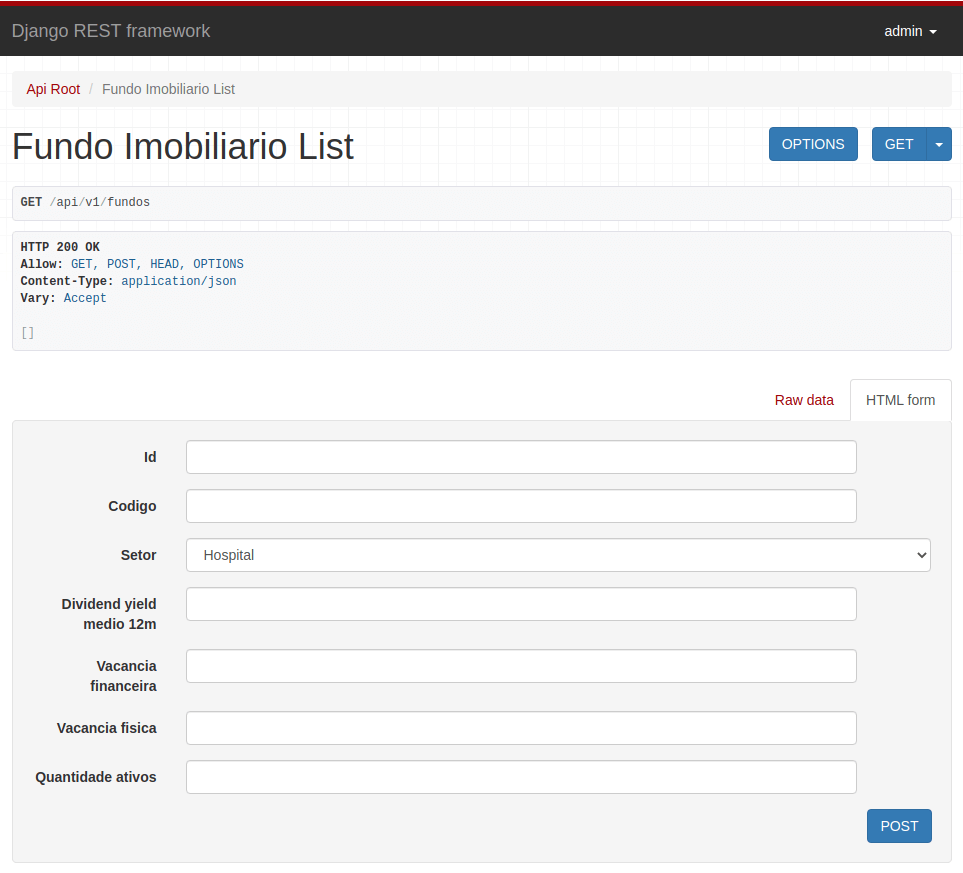 Interface Navegável