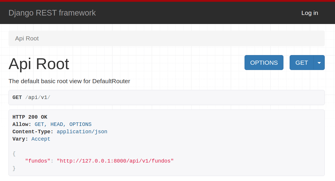 Interface Navegável